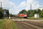 BR 189 189 086-2 am 30.07.10 kurz hinter dem Bahnhof Boisheim.