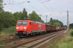 Mit einem gemischten G�terzug ...  Christian  09.08.2010