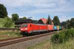 Mit einem Containerzug in ...  Christian  23.07.2011