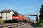 189 006-0 mit Containerzug ...  Stephan Kemnitz 27.07.2011