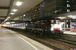 189 990 mit EC 189 am 28.12.2009 in M�nchen Hbf. ...