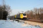 br-189-dispolok ES64F4-089 am 19.12.09 mit EC 85 nach Bologna bei Haar/M�nchen