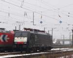 br-189-dispolok MRCE ES 64 F4-283 in Gro�korbetha Rbf; 21.01.2010
