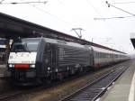 br-189-dispolok ES 64 F4 092 mit EC 82 aus Verona P.N. in M�nchen Ost, am 06.02.2010