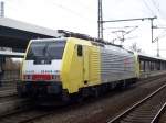 Bei Durchfahrt von Brandenburg Hbf, am 1.3.2010  ...