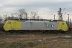 br-189-dispolok ITL (Eigentum MRCE Dispolok)ES 64 F4-203 steht am 19.3.10 abgestellt in Duisburg-Ruhrort Hafen