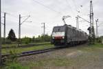 br-189-dispolok E 189 286, in Lehrte am 15.04.2010. Gr��e an TF f�r Makro.