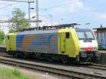 EUROPEAN BULLS, ES64F4-091, 189 991 abgestellt Krefeld Hbf.(24.05.2010)  ...