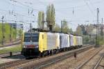Der sonntägliche Lomo-Lokzug bestand am 25.04.10 aus ES64 F4-017, 185 ... Der sonntägliche Lomo-Lokzug bestand am 25.04.10 aus ES64 F4-017, 185 ...