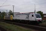 br-189-dispolok ES 64 F4-901 und ES 64 F4-091 waren am 25.05.2010 in M�nchengladbach Hbf abgestellt