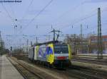 br-189-dispolok 189 912 zieht als Lokzug eine 139 Lokomotion hinter sich her richtung Ostbahnhof, 20.03.2010