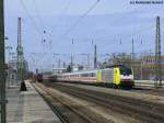 br-189-dispolok EC 83 nach Verona, angef�hrt von ES 64 F4 091, bei der Durchfahrt am Heimeranplatz, 20.03.2010