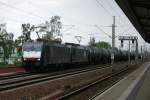MRCE 189 289 und 189 200 in Dresden-Dobritz, 30.05.2010  ...