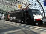 189 155 MRCE-dispolok bringt am 03.07.2010 den EC 44 aus ...