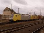 Am 22.01.2012 fuhr ES64F4-203 ...  Alexander Ring 22.01.2012