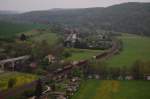 254 052 mit G�terzug ...  Tobias Schuminetz, Hirschau 07.05.2010