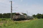 194 051 mit zwei Wagen (fuhr f�r BLB 73965) am ...