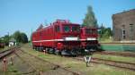 251 012-1 und 242 002-4 der DR, zum 21. Heizhausfest ... 251 012-1 und 242 002-4 der DR, zum 21. Heizhausfest ...
