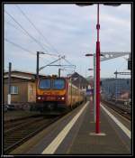 CFL-Triebwagen 2020 steht als RB 4936 kurz vor der Abfahrt. ...