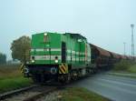 EB 20 Lisa 1 auf dem Anschlussgleis zum Agrarservice K�lleda; ...