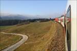 Unterwegs mit dem R 4510 von Klagenfurt nach Zeltweg.Diese Aufnahme ...