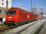 Diese 2016 007-3 ,Regionalverkehr Krems > St. P�lten,steht am Bahnhof ...