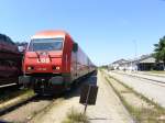 01216 089 in Marchegg f�hrt nach Bratislava am 9.7.2010  ...