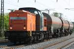 Doe 202 271-3 der Bocholter Eisenbahn durchf�hrt Duisburg Neudorf mit ...