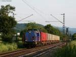 101 von Wincanton mit einem M�llzug bei Denzlingen 6.7.10  ...