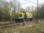 Kube Kcon 16 auf dem Weg ins Hafengebiet am 18.4.2010 ...