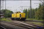 Gelbe Dieselok der BR 203, am 27.05.2010 in Lehrte.  ...