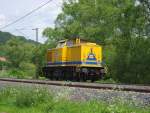 203 311-6 rauscht Lz in Richtung Bebra. Aufgenommen am 06.06.2010 ...