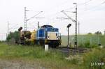 BR 203 V100-SP-005 mit Bauzug in Iphofen am 17.06.2010 (Rene)