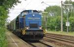 Hier ist die V1701 der Mittelweserbahn (MWB)in K�fering am 20.06.2010. ...
