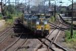 Dieselok Nr 203, f�hrt am 08.07.10 aus Lehrte aus.  ...