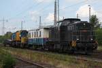 BR 203 Die Firma rt&l schaute am 17.7.10 in Ratingen-Lintorf mit Lok 'Felix' (203 152) vorbei
