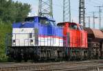 BR 203 203 162-3 mit 203 118 in Gremberg am 28.07.2010