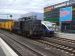 Am 07.09.2010 zieht Baureihe 203 von rt&l einen G�terzug durch ...