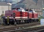 Die 203 006-3 und 212 325-5 der EfW standen heute ...
