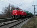 br-2070 2070 061-3 zieht einen Kesselwagenzug Richtung Bahnhof Bruck/Leitha;100223