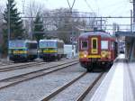 Triebzug 165 (AM 62) wartet als L-Zug 5489 in Welkenraedt ...
