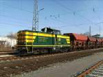 211 074 mit Schotterzug ...  Norbert F�rster 29.12.2009