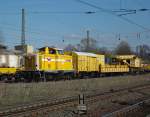 br-211-db-v-100 Auf zum Baueinsatz hei�t es am 02.04.2010 f�r 211 341-3 der Wiebe, die mit ihrem eigenen Bauzug in Richtung S�den unterwegs war. Aufgenommen in Eichenberg.