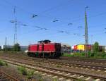 NeSa V100 1041 (211 041-9) als Tfzf Richtung Bingen, in ...