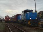 Die G1202 der Regentalbahn und die V 100 1365 am ...