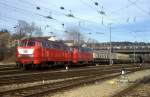 BR 215 215 003 + 002  Ulm  28.02.97