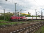 BR 216 216 121-4 der OHE zieht am 25.05.'10 einen Ganzzug durch Lehrte