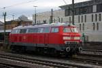 218 834 im Bahnhofsvorfeld ...  Eric Adrian Greulich 28.12.2009