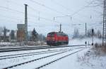 Einer der wenigen G�ste am 02.01.2010 auf der KBS 613 ...