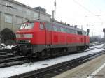 BR 218 Lokportraits 218 307 in Hamburg am 20.2.10